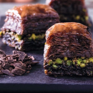 بقلاوة الشوكولاتة بالفستق العنتابي 1 كجم