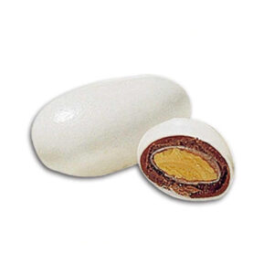 جعفر إيرول ملبس اللوز بالشكلاتة البيضاء اللامعة