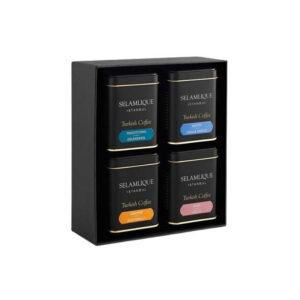 Selamlik Turkish Coffee Set in Tins