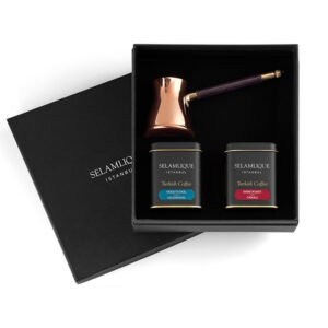 Selamlik Turkish Coffee and Copper Pot Package (Animal-Free)
