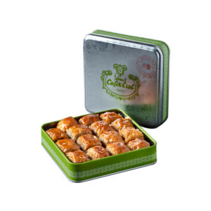 جعفر إيرول علبة معدنية بقلاوة بالجوز 650 غم