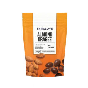 باتيسويس سناك حبات لوز مغطى بشوكولاتة الحليب 100 جرام