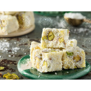 سافران الحلقوم التركي بجوز الهند والزعفران والفستق