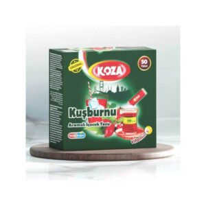 كوزا مسحوق شاي شراب الورد 50 كيس