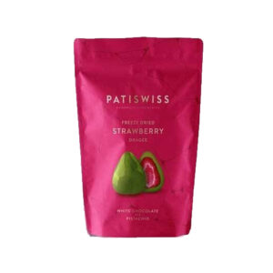 باتيسويس حبيبات الفراولة بشوكولاتة الحليب بدون سكر مضاف