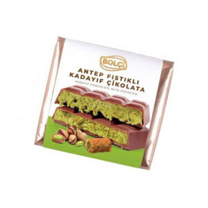 شوكولاتة دبي المحشوة بالقطايف بالفستق 100 جرام