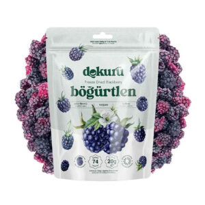 توت بري اسود مجفف بالتجميد  20 جرام