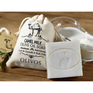 صابون زيت الزيتون بحليب الجمل من اوليفوس 150 جم