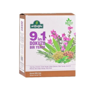 شاي الأعشاب 9 في 1، 1.8 جرام، 60 كيس شاي