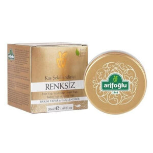 عارف اوغلو جل تثبيت الحواجب بخلاصة الزيوت الطبيعية - شفاف - للعناية وتقوية الحواجب 50 مل