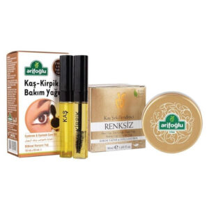 عارف اوغلو مجموعة العناية بالرموش والحواجب عديمة اللون