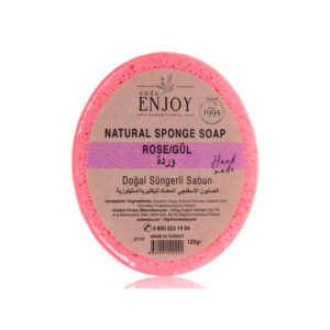 سادز إينجوي صابونة  مع اسفنجة بالورود 125 جرام