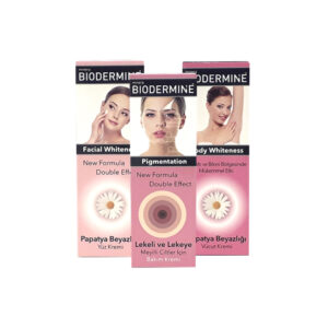 Biodermine Set For face and body care: Chamomile Face Lightening Cream + Anti-Pigmentation Cream + Chamomile Body Lightening Cream