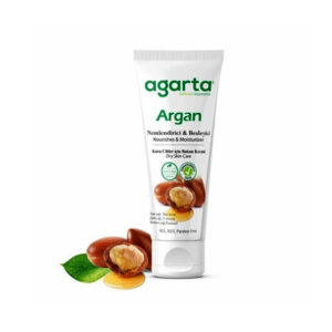 أغارتا كريم طبيعي مغذي للوجه واليدين بزيت الأرجان للعناية بالبشرة 75 مل