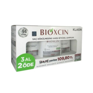 Bioxsin Classic Shampoo for Dry and Normal Hair, 3 x 300 ml