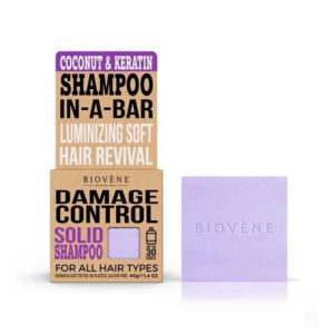 Bioven Solid Shampoo for Ultimate Care for Damaged Hair with Coconut and Keratin